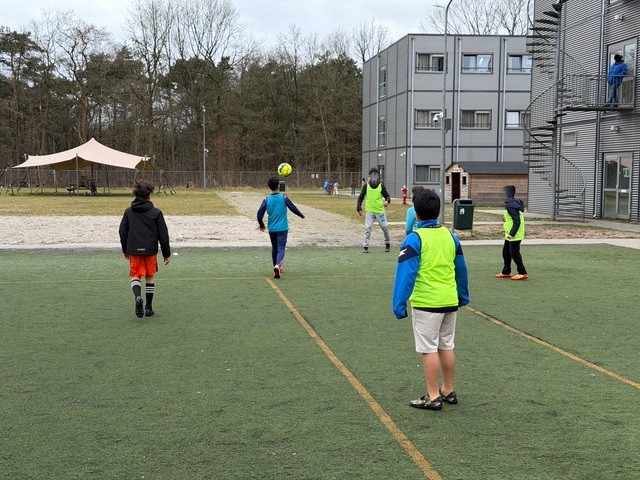 Voetbaltraining in Zeist